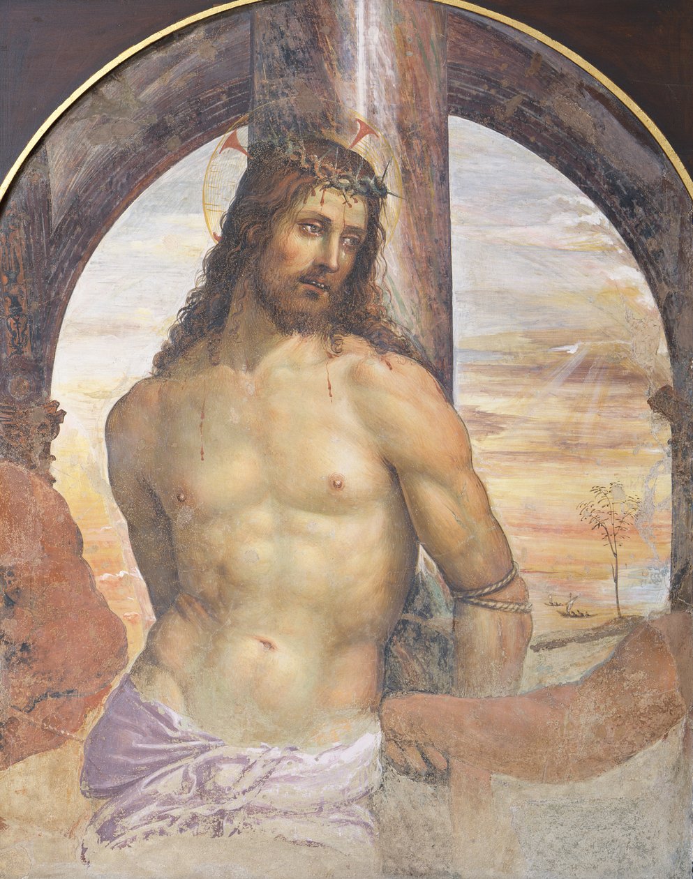 Cristo na coluna de Giovanni Antonio Bazzi Sodoma