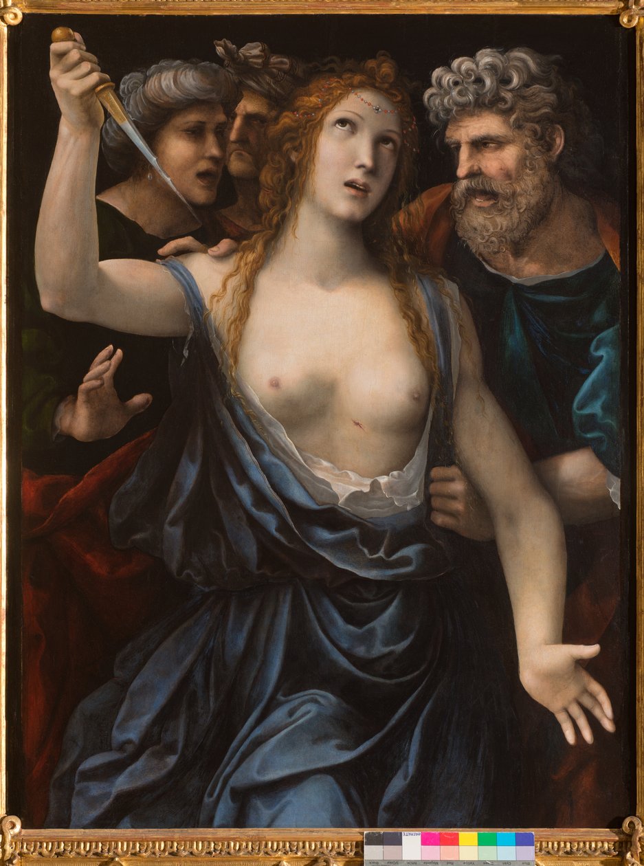 Morte de Lucretia, c.1515 de Giovanni Antonio Bazzi Sodoma