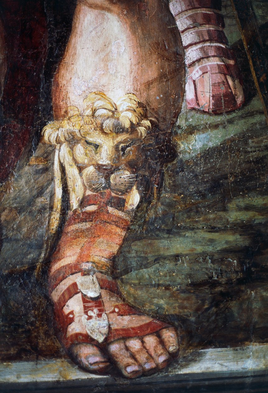 Casamento de Alexander Great e Roxana (detalhe) de Giovanni Antonio Bazzi Sodoma