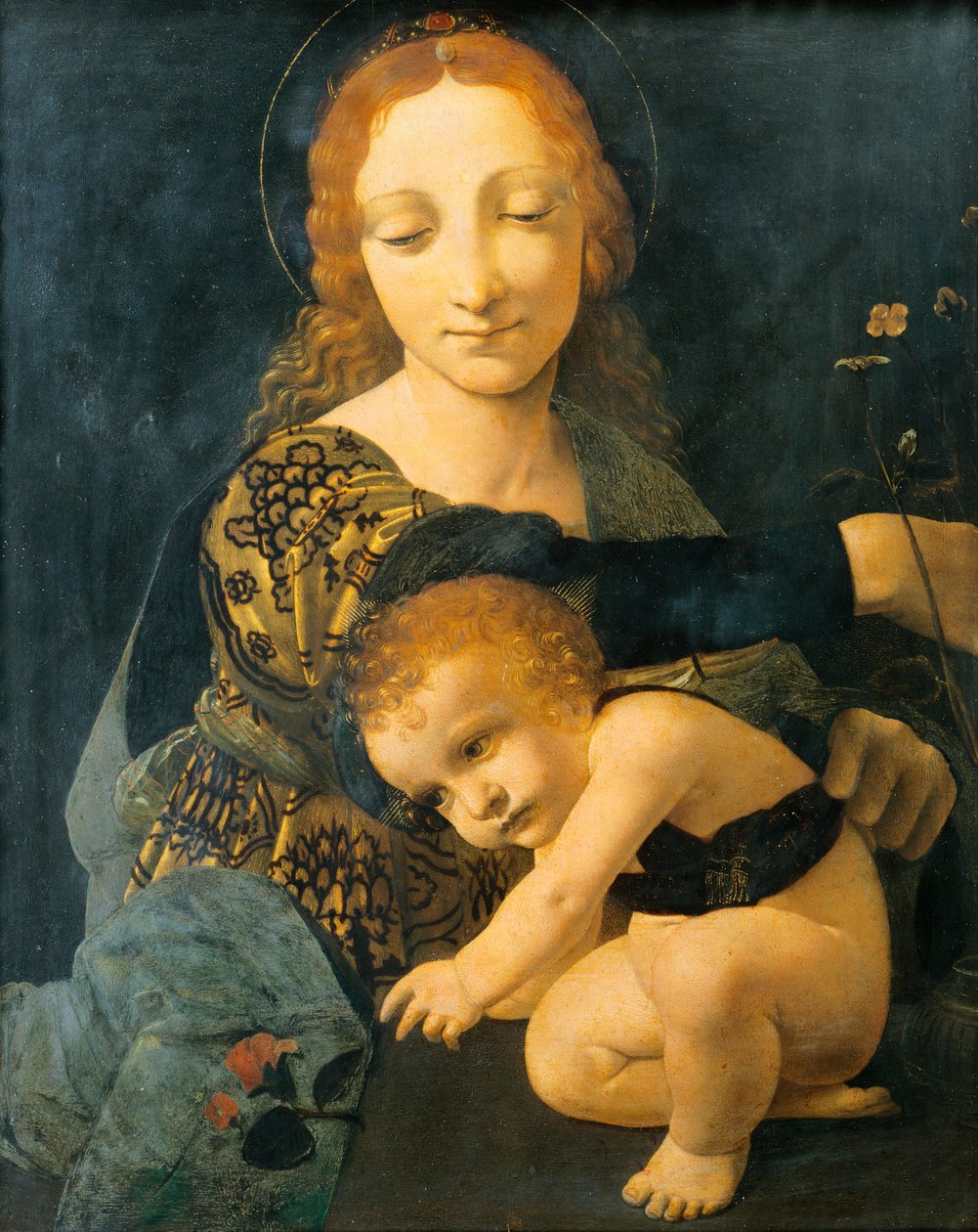 Madonna com Criança, de Giovanni Antonio Boltraffio (1467-1516) de Giovanni Antonio Boltraffio