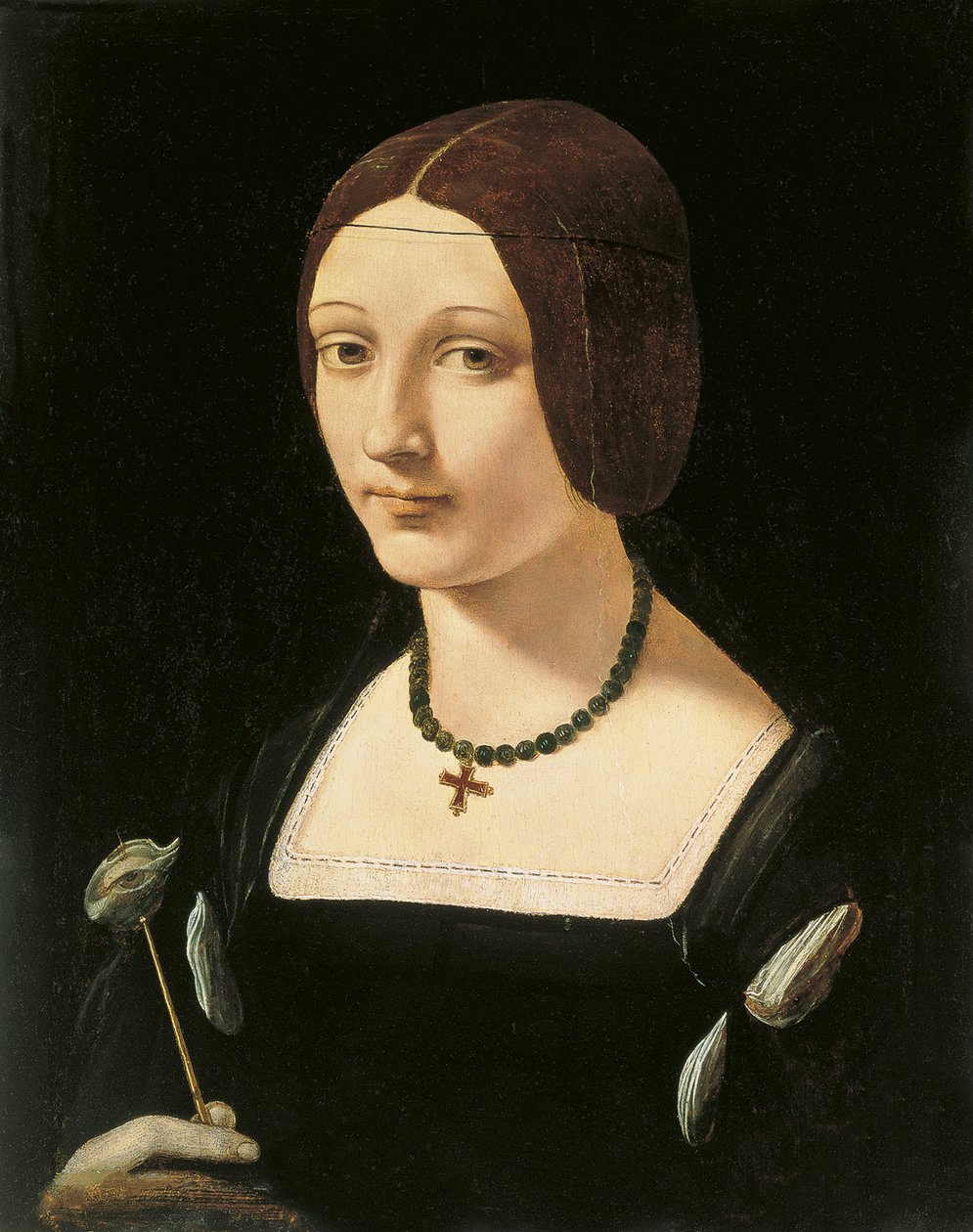 Retrato de uma senhora como Santa Lúcia de Giovanni Antonio Boltraffio
