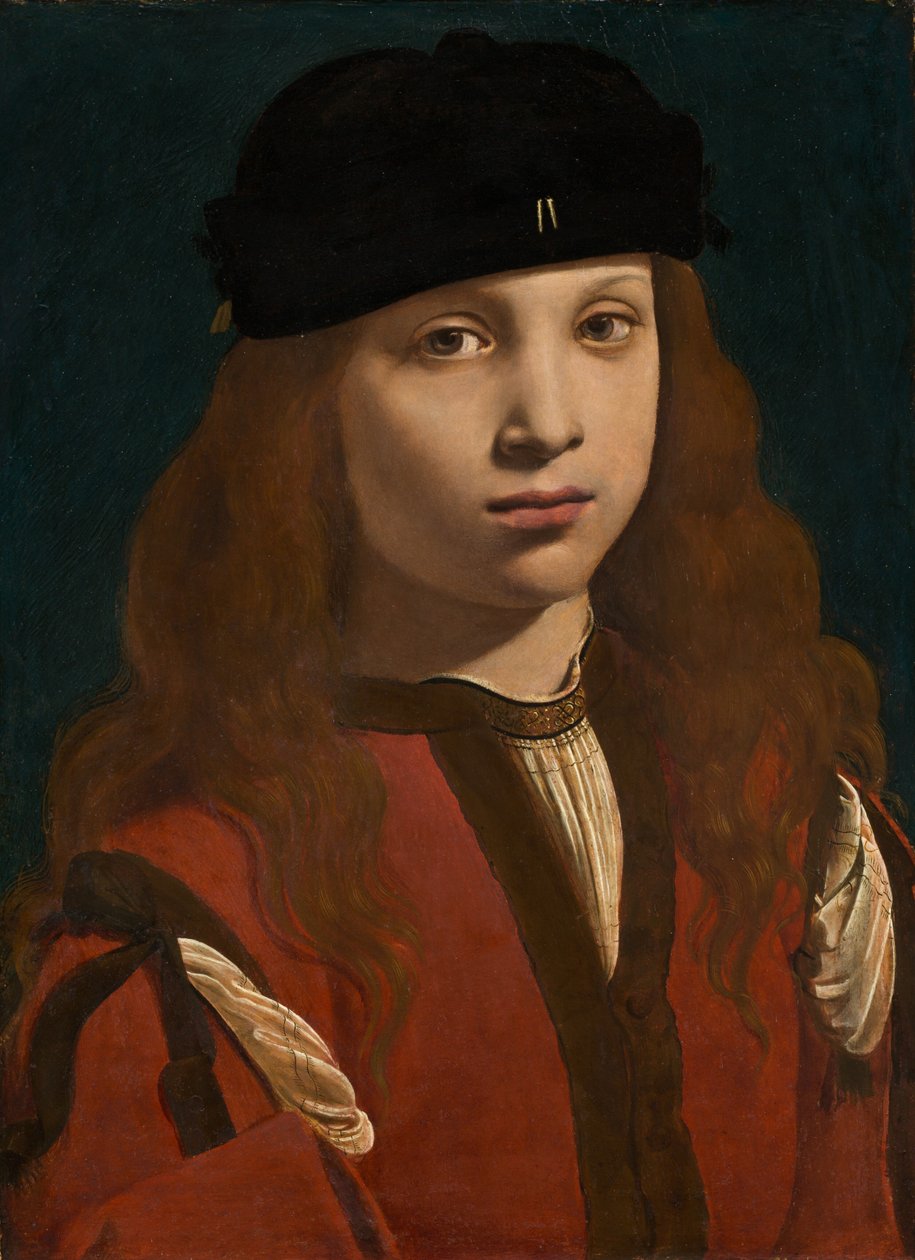 Retrato de um jovem, c. 14951498. de Giovanni Antonio Boltraffio