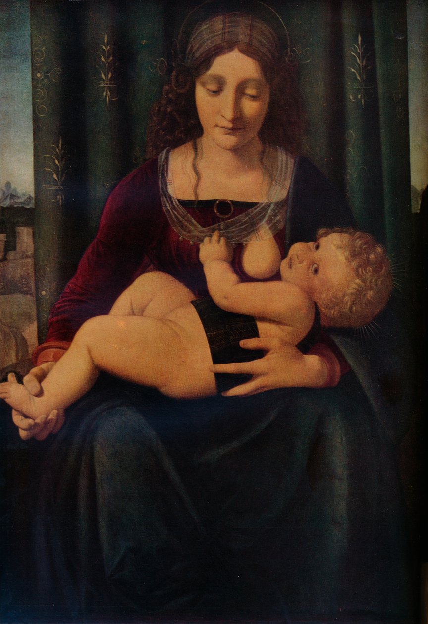 A Virgem e o Menino, c1493-9 de Giovanni Antonio Boltraffio