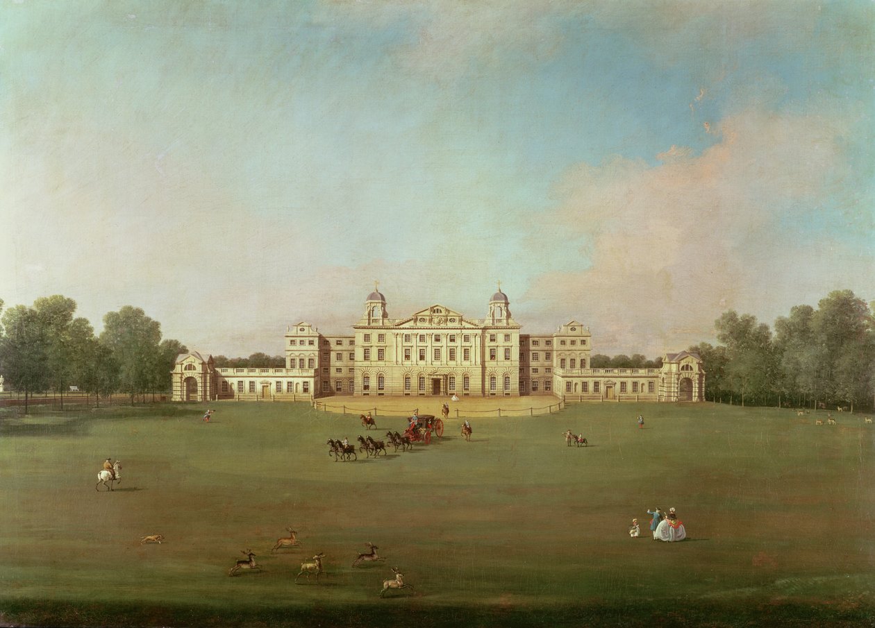 Badminton House, Gloucestershire de Giovanni Antonio Canal