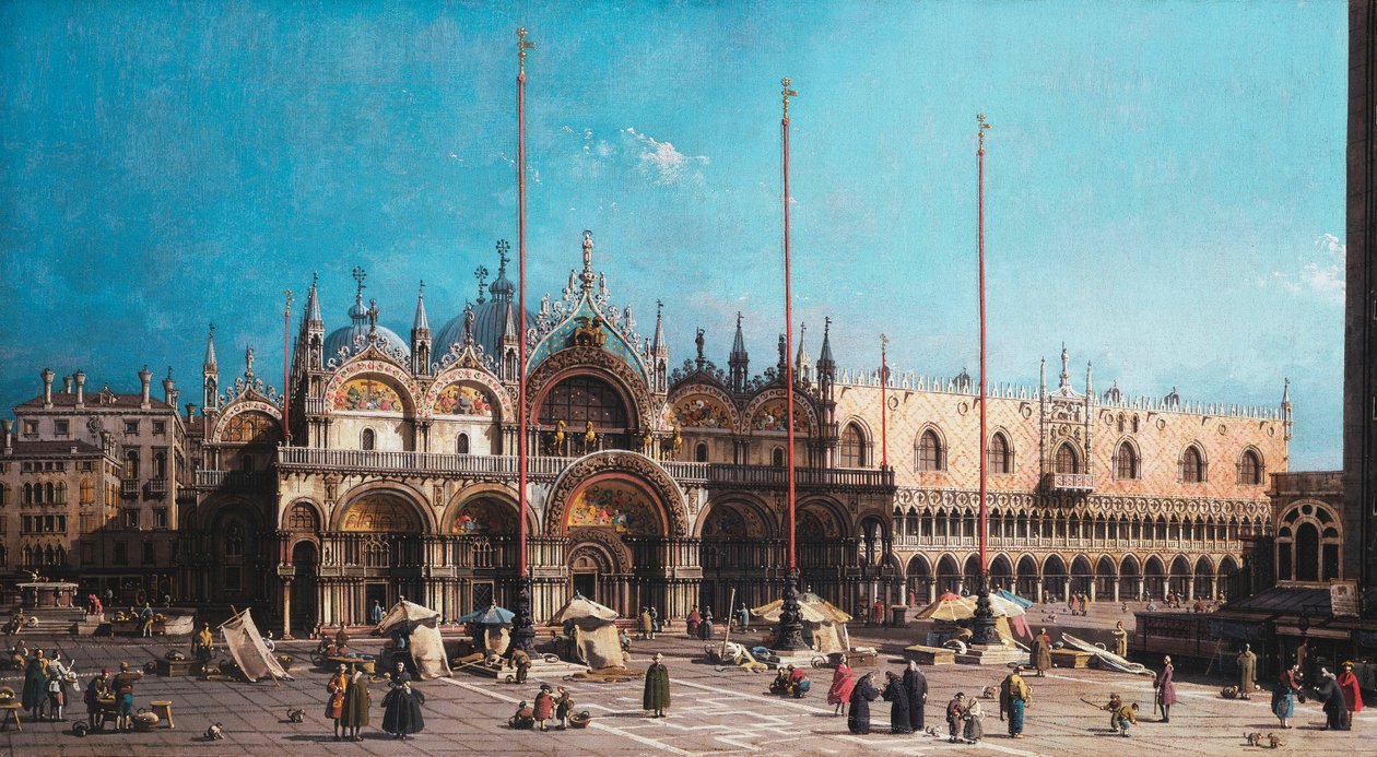 San Marco e o Palácio Ducal, Veneza, de Giovanni Antonio Canal