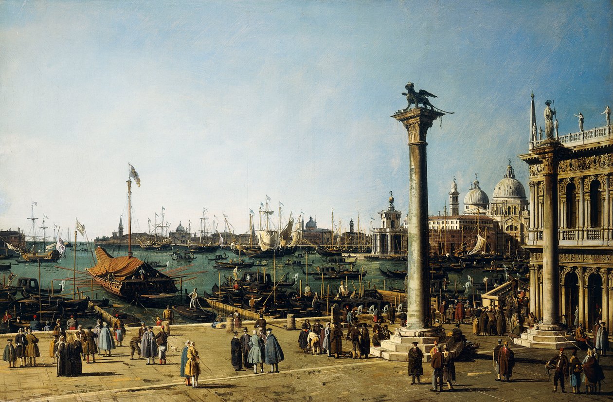 O Bacino di S. Marco, Veneza, da Piazzetta, de Giovanni Antonio Canal