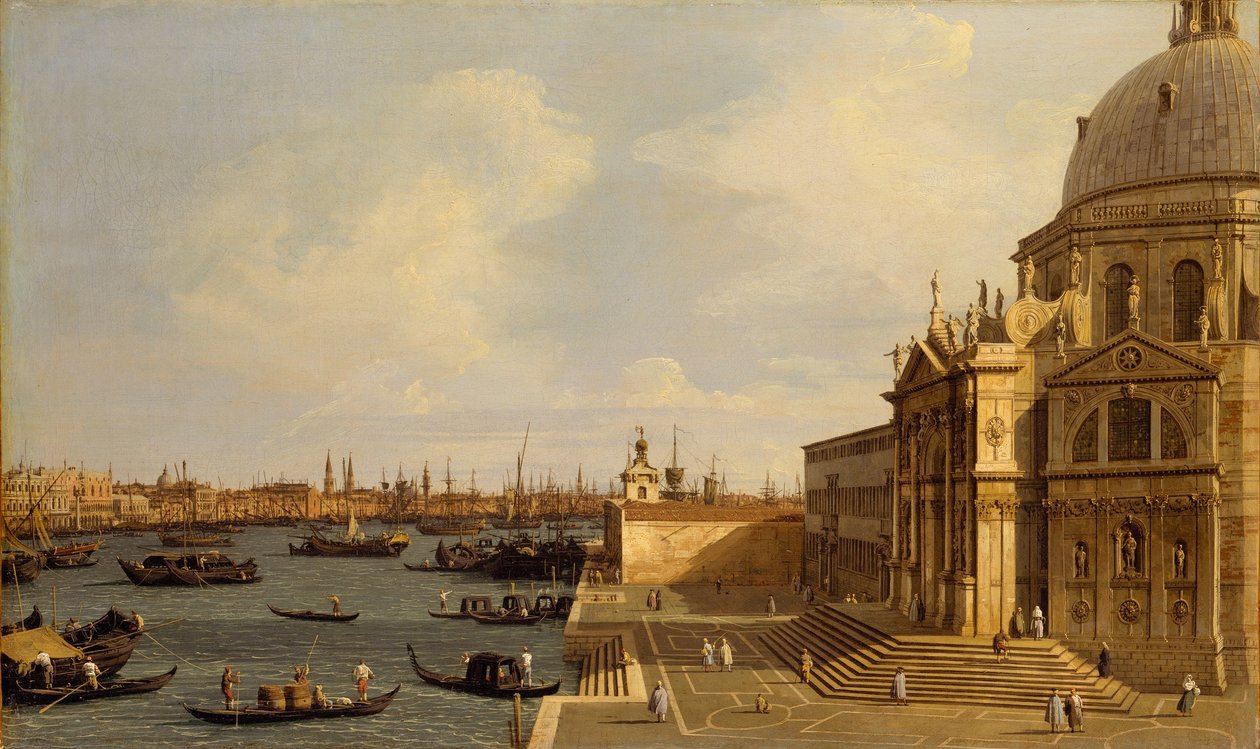 Veneza: Santa Maria della Salute, c.1740 de Giovanni Antonio Canal