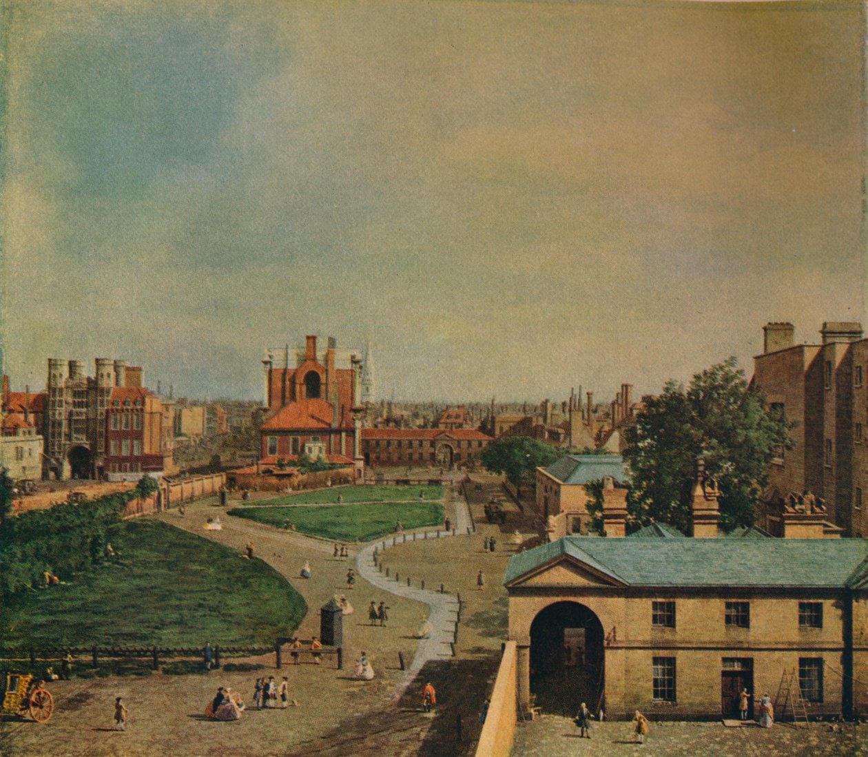 Whitehall da casa de Richmond, 1746 de Giovanni Antonio Canal