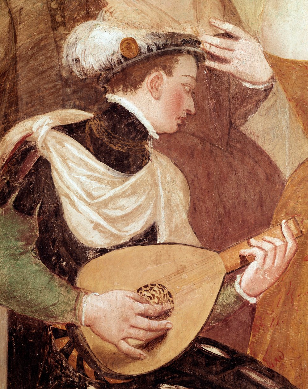 Convites de Dança, detalhe (Fresco de Giovanni Antonio Fasolo