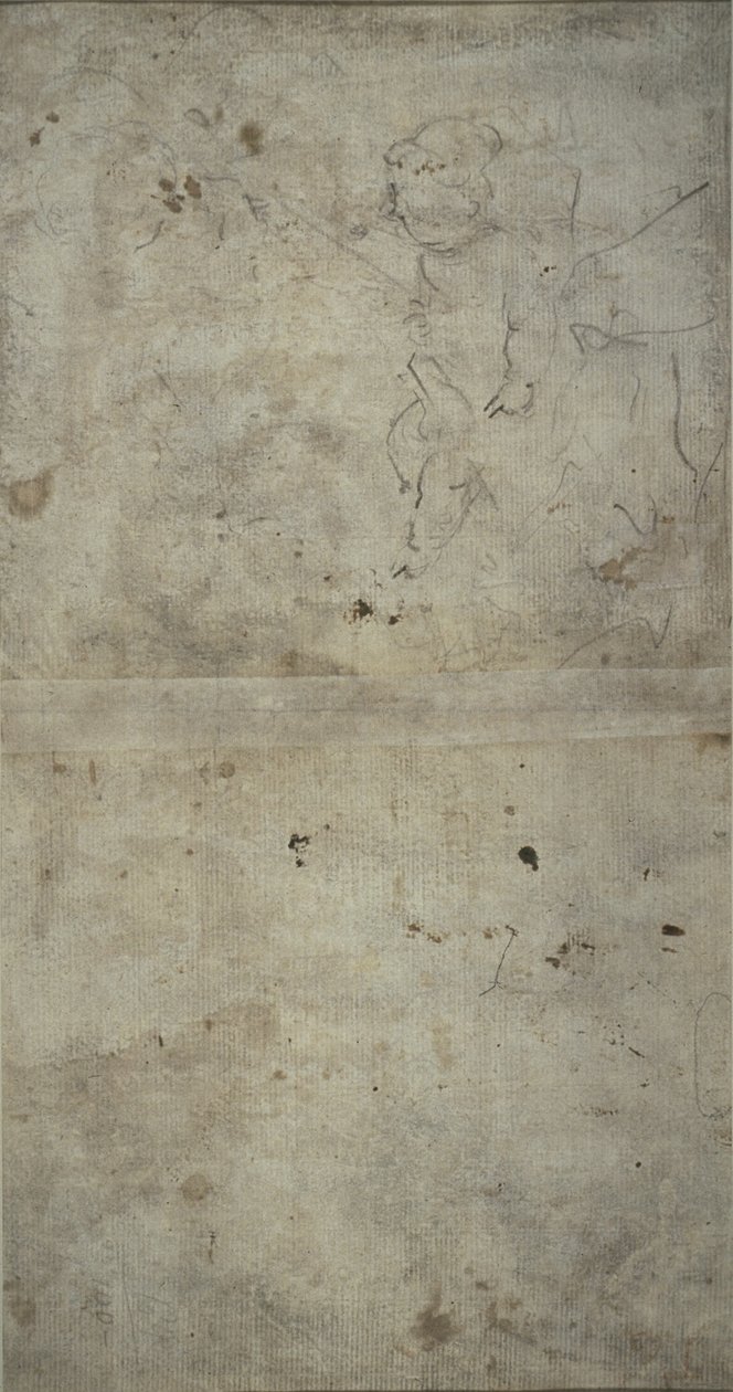 Esboço de José segurando o Menino Jesus de Giovanni Antonio Guardi