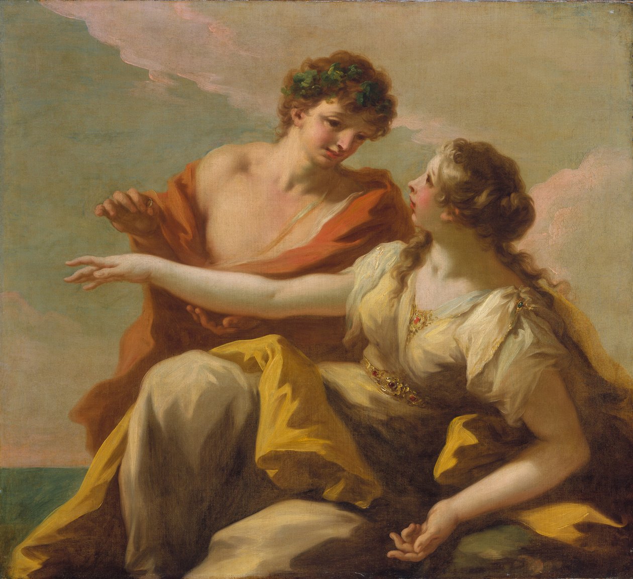 Baco e Ariadne, c.1720 de Giovanni Antonio Pellegrini