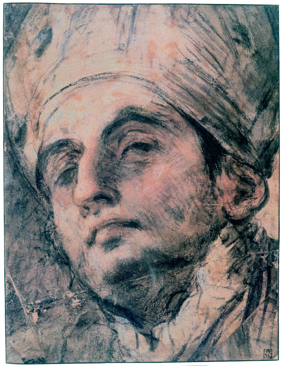 Estudo de retrato, c1676-1727 de Giovanni Antonio Pellegrini