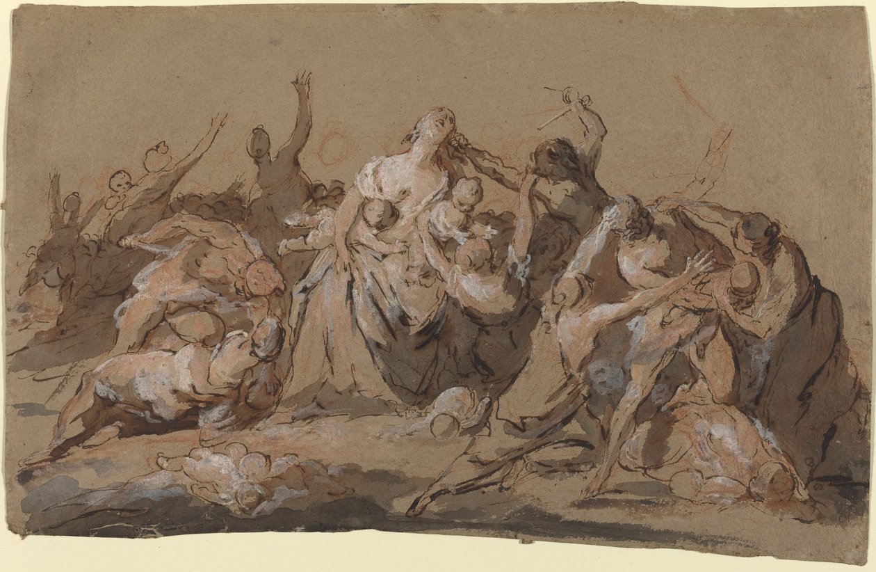 O Massacre dos Inocentes de Giovanni Antonio Pellegrini