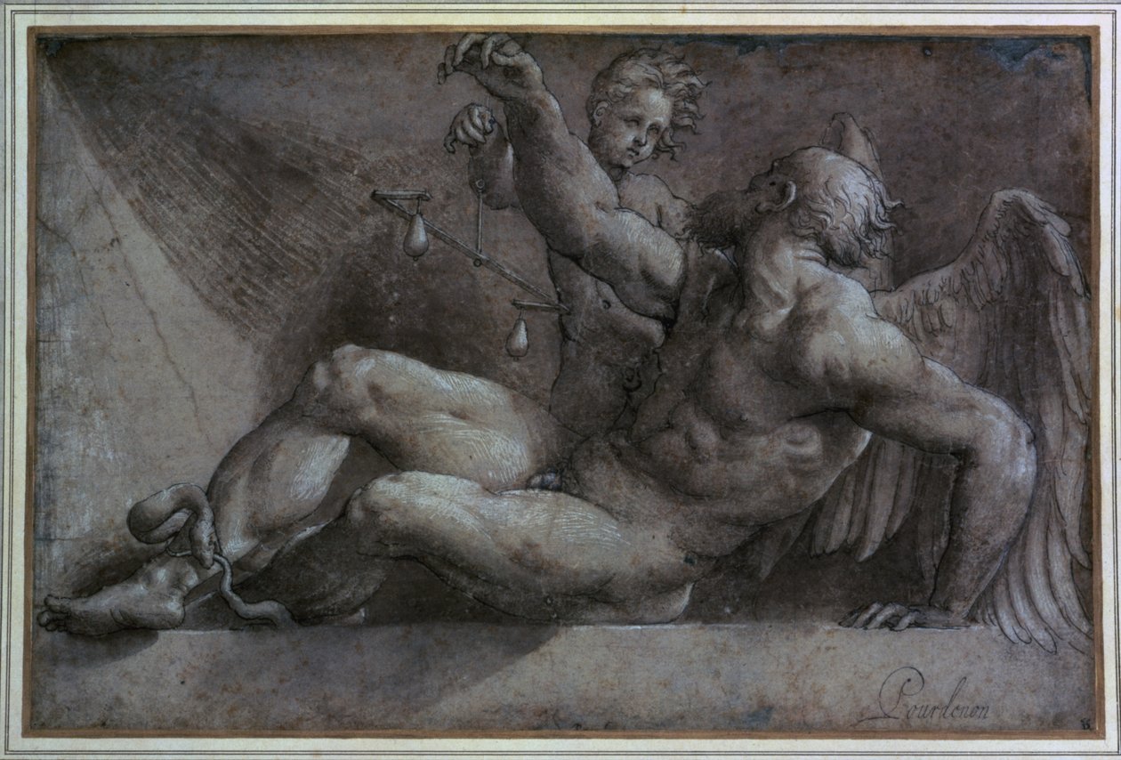 Alegoria do Tempo de Giovanni Antonio Pordenone