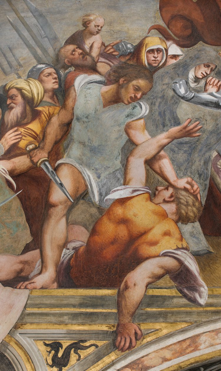 Corredor Central, Primeiro Espanhol do Sul, Cristo pregado na Cruz, A Pordenona de Giovanni Antonio Pordenone