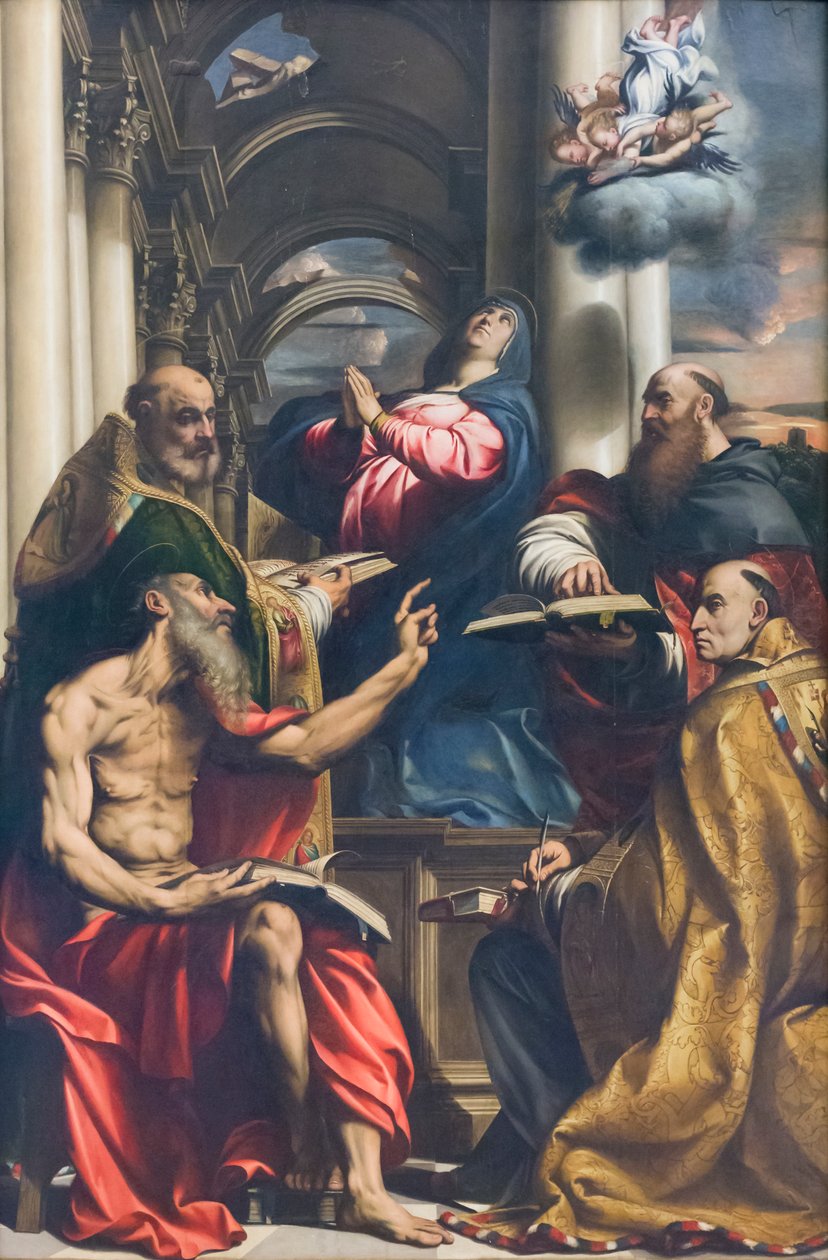 Disputa sobre a Imaculada Conceição de Giovanni Antonio Pordenone