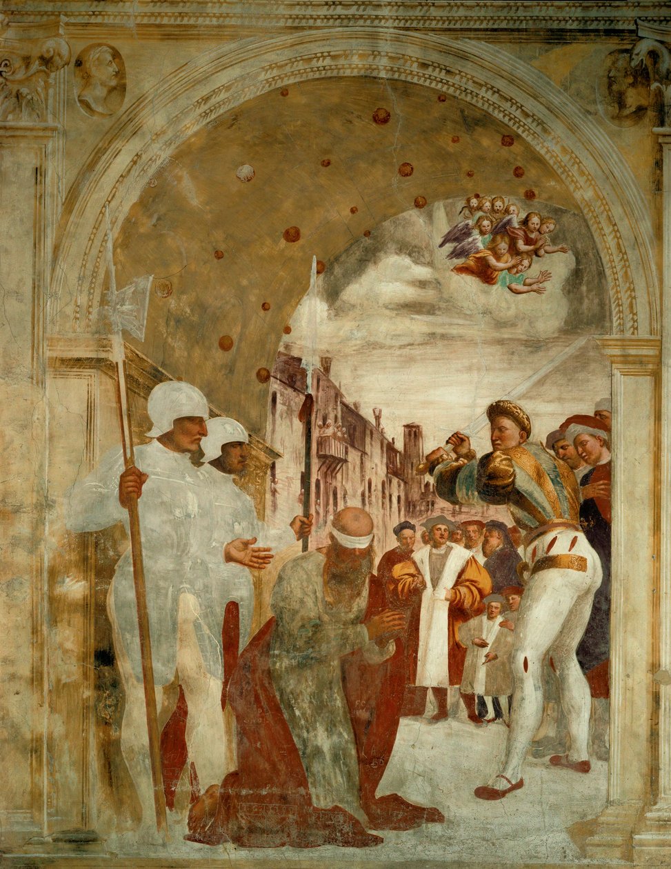 A decapitação de São Paulo ... de Giovanni Antonio Pordenone