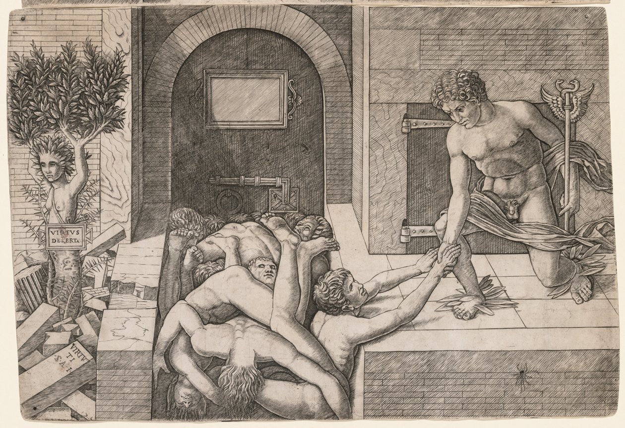 Alegoria do Resgate da Humanidade: Virtus Deserta de Giovanni Antonio da Brescia