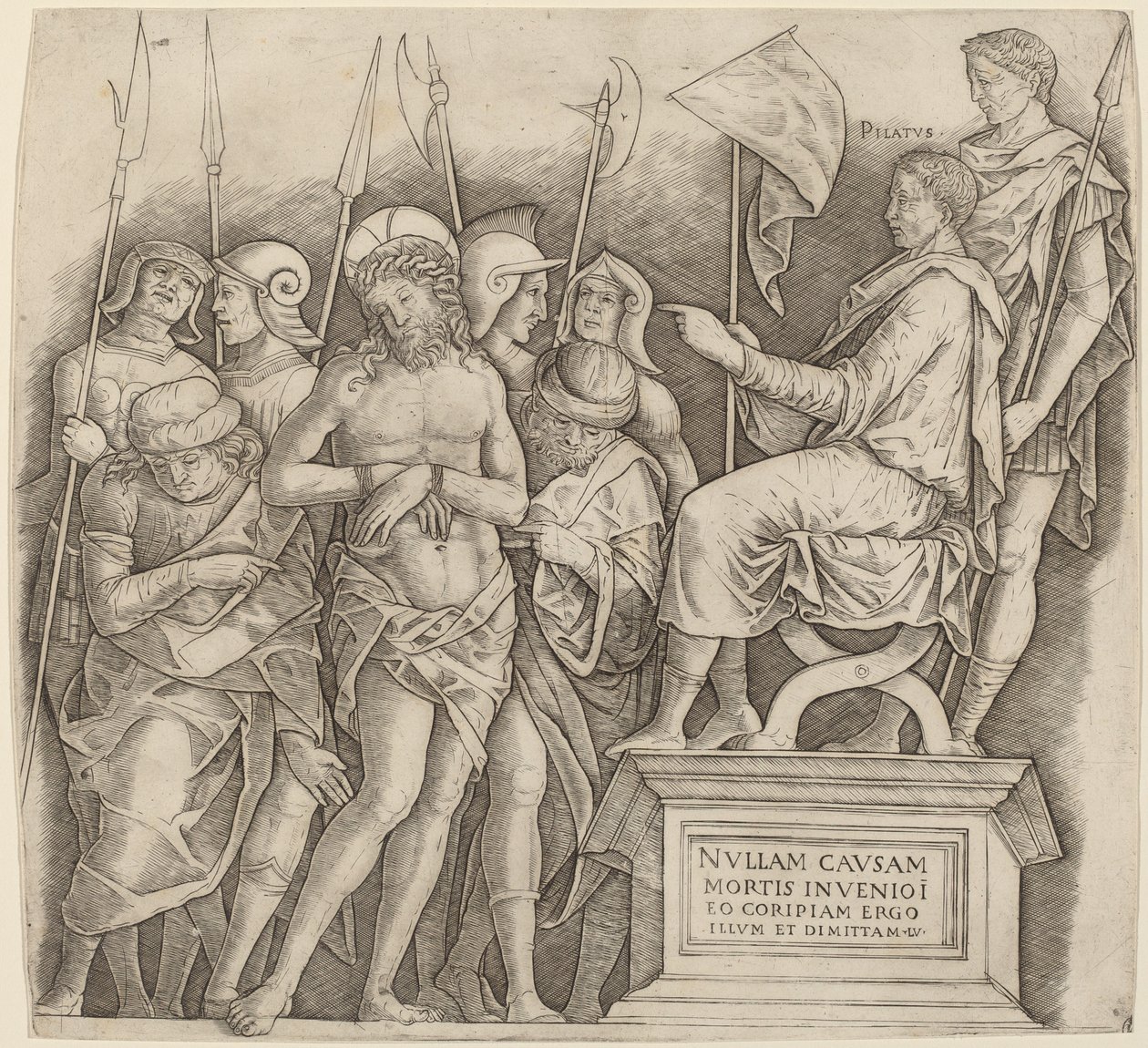 Cristo diante de Pilatos de Giovanni Antonio da Brescia