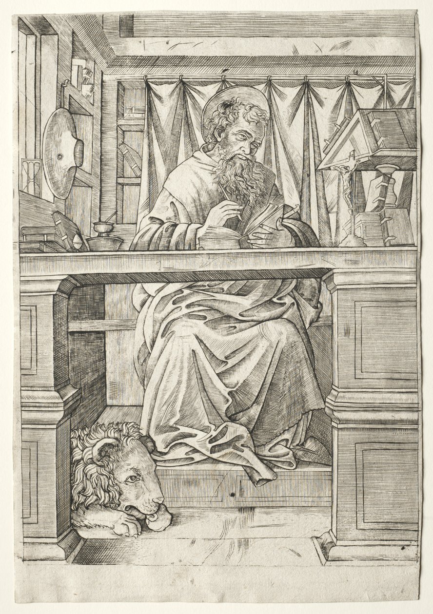 São Jerônimo em seu estudo de Giovanni Antonio da Brescia