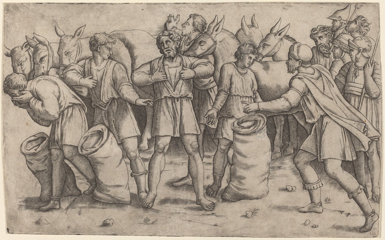 Descoberta da Taça de José de Giovanni Antonio da Brescia after Baldassare Peruzzi