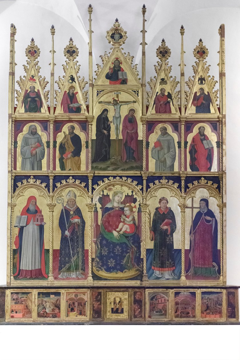 Nossa Senhora com o Menino entre os santos Jerónimo, Bento de Giovanni Antonio da Pesaro
