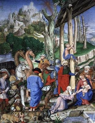 A Adoração dos Reis Magos de Giovanni B. Castello