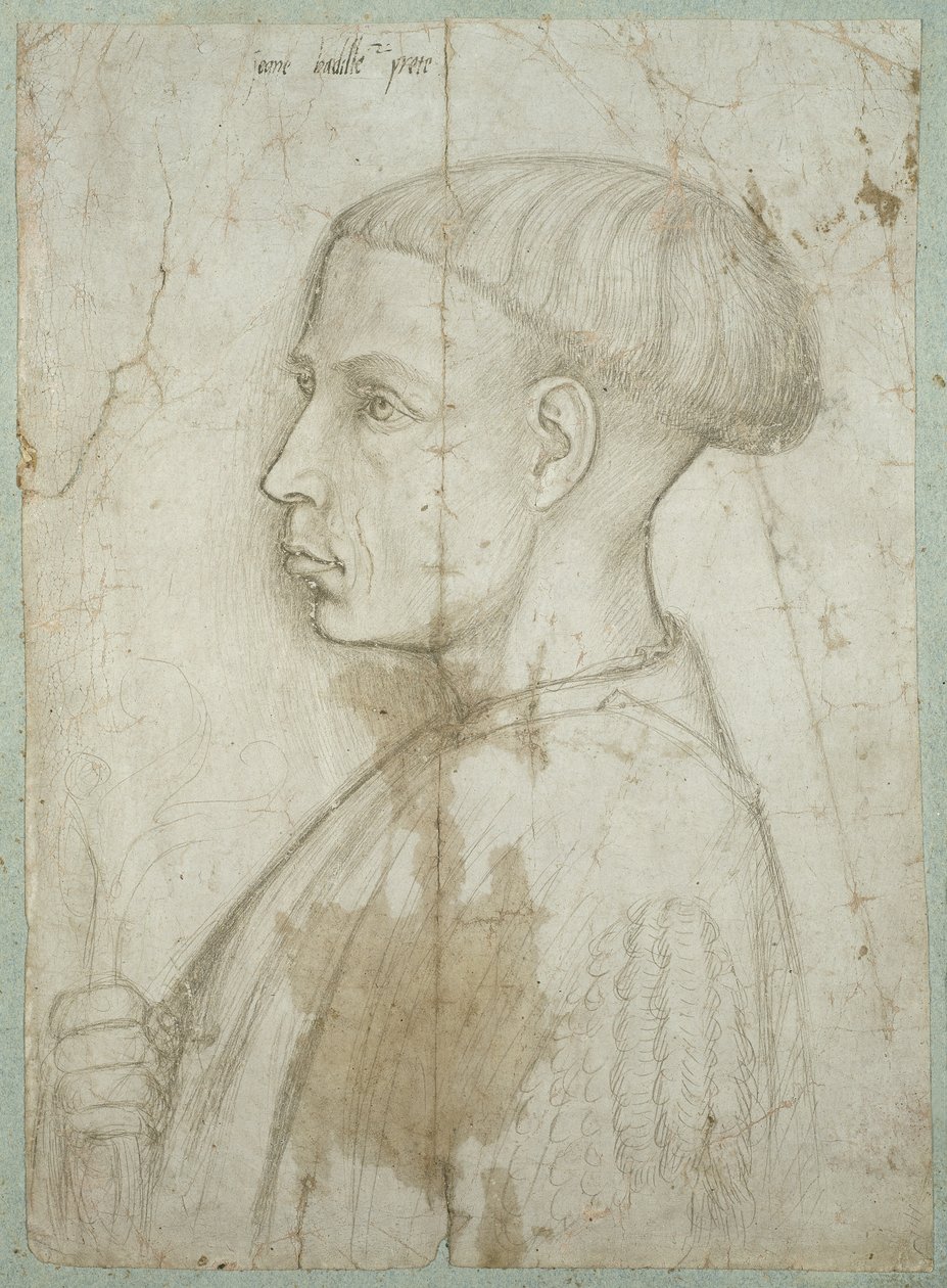 Busto de um jovem de perfil, 1430-40 de Giovanni Badile