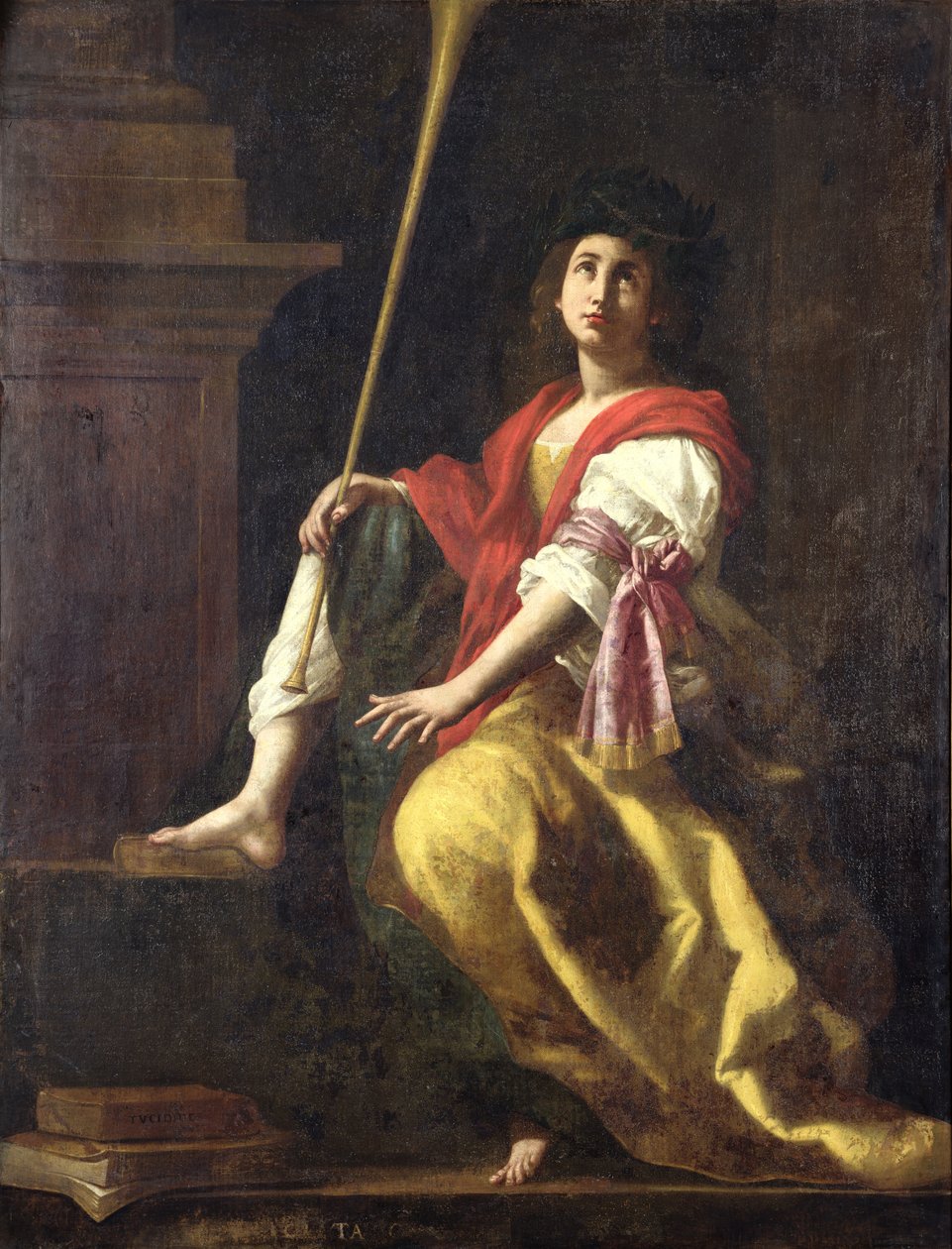 Clio, musa da história, 1624 de Giovanni Baglione