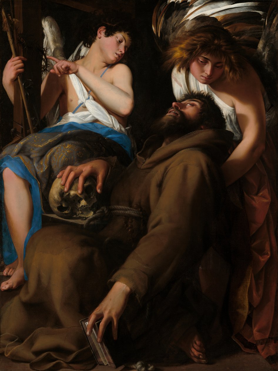 O Êxtase de São Francisco, 1601. de Giovanni Baglione