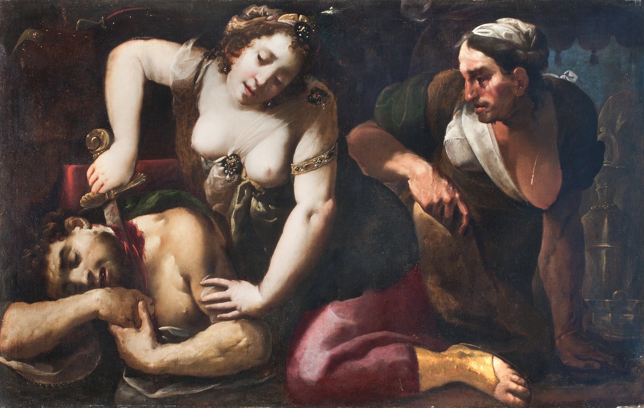 Judith decapitar Holofernes de Giovanni Battista (1567 1633) Crespi