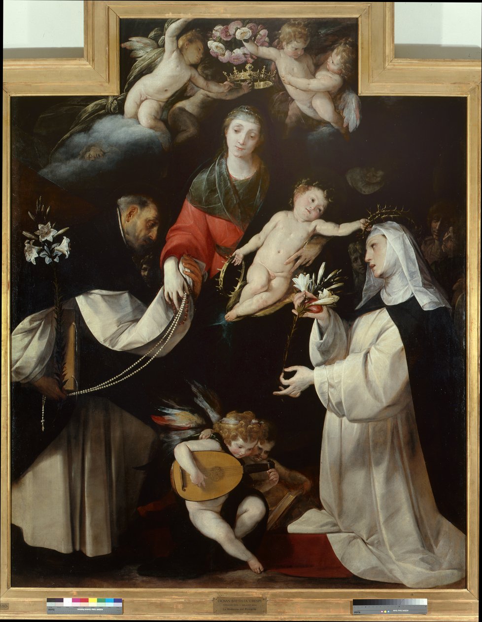 Nossa Senhora do Rosário de Giovanni Battista  Crespi