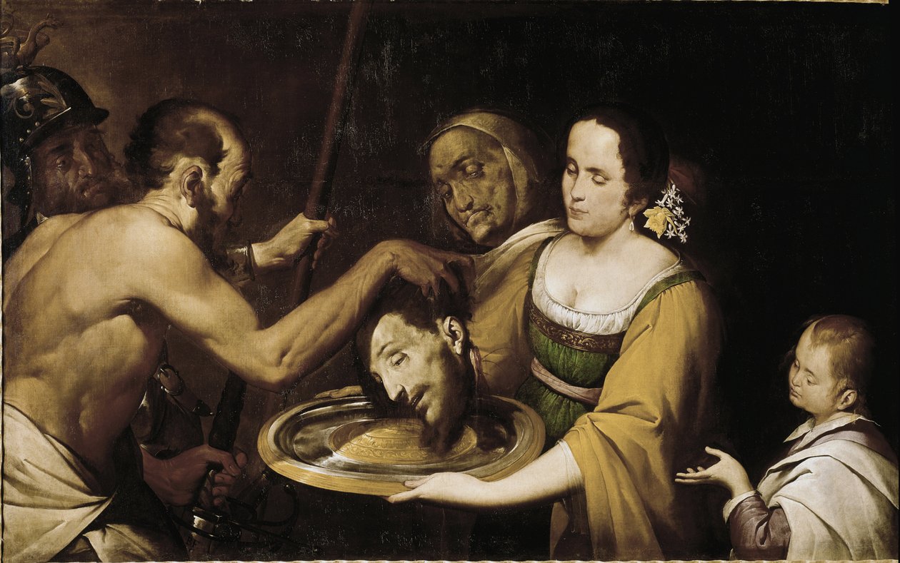 Salomé com a cabeça de São João Baptista (óleo sobre tela de Giovanni Battista  Crespi