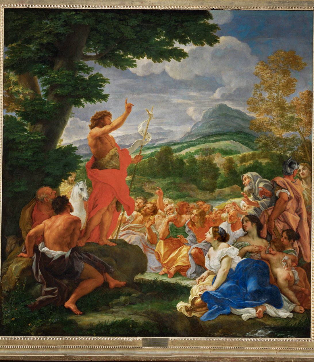 O sermão de São João Batista ... de Giovanni Battista (1639-1709) Gaulli