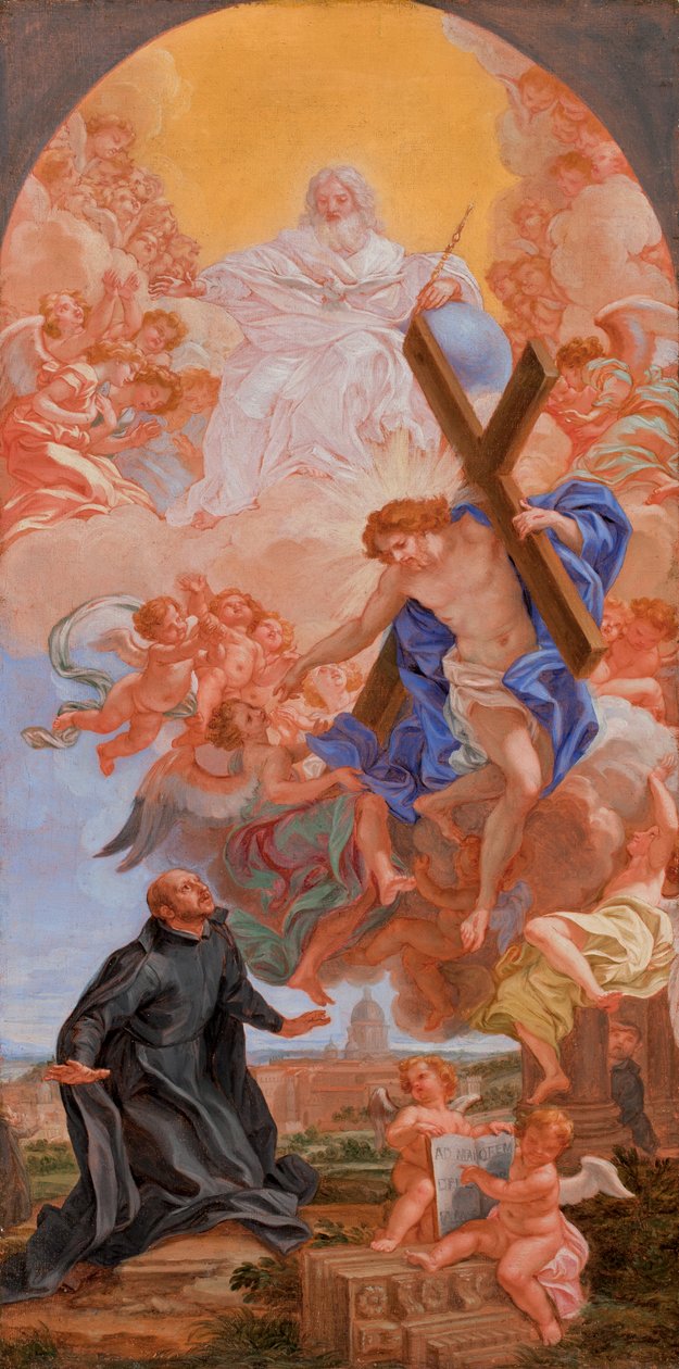 A visão de Santo Inácio de Giovanni Battista (1639 1709) Gaulli