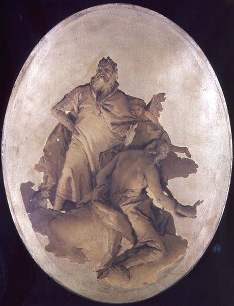 Alegoria do Mérito e da Prudência de Giovanni Battista Tiepolo
