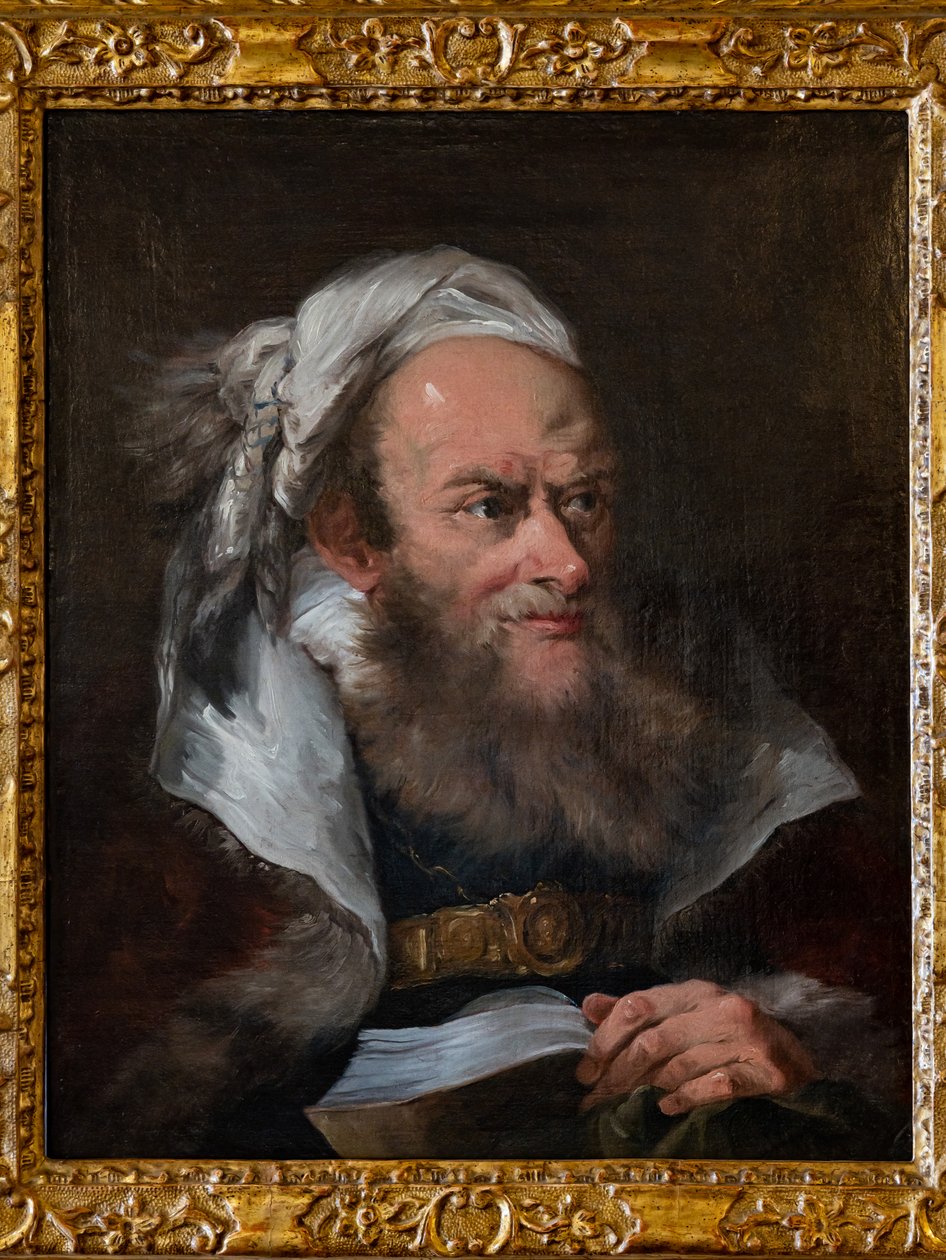 Chefe de um Comerciante (óleo sobre tela) de Giovanni Battista (1696 1770) Tiepolo
