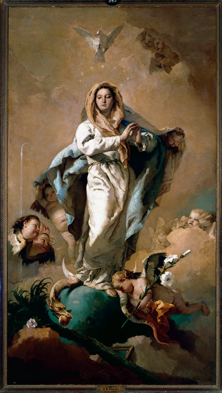 Concepção imaculada de Giovanni Battista Tiepolo