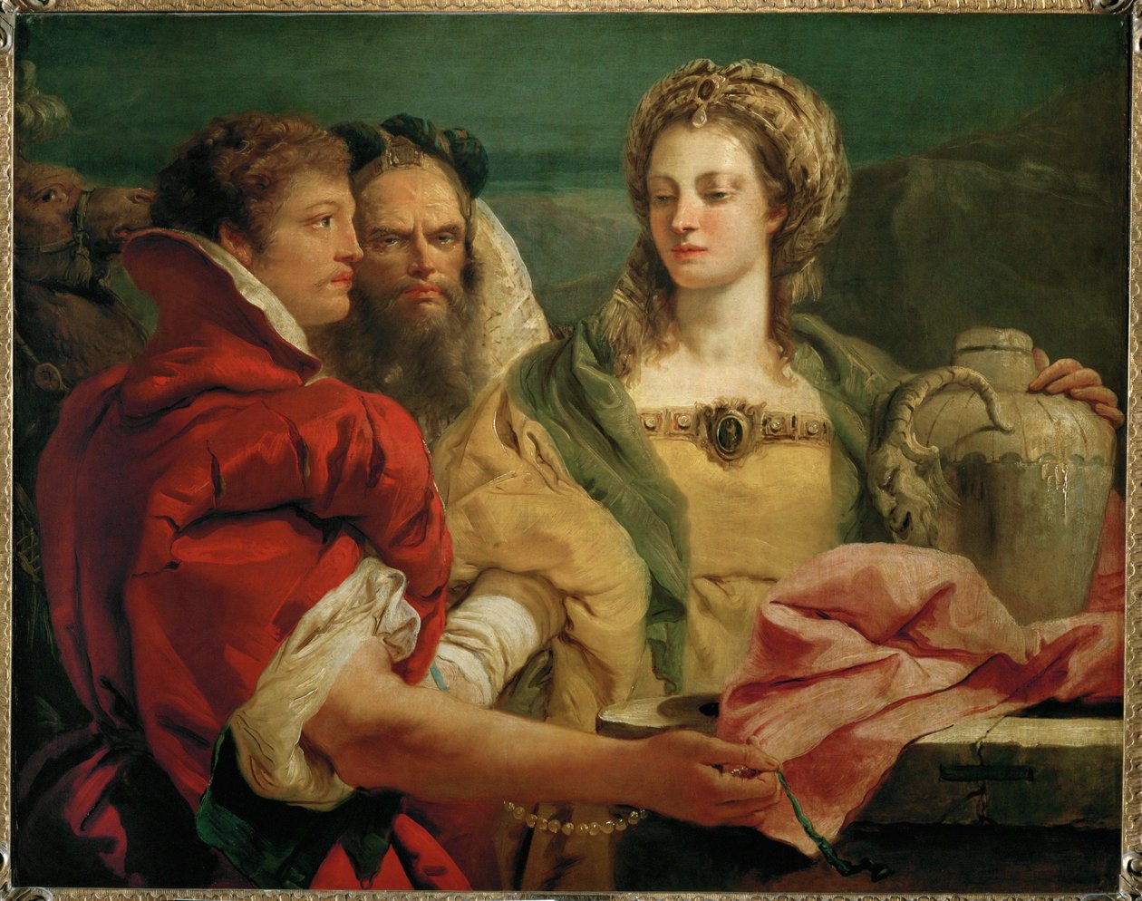 Rebeca no poço ... de Giovanni Battista (1696 1770) Tiepolo