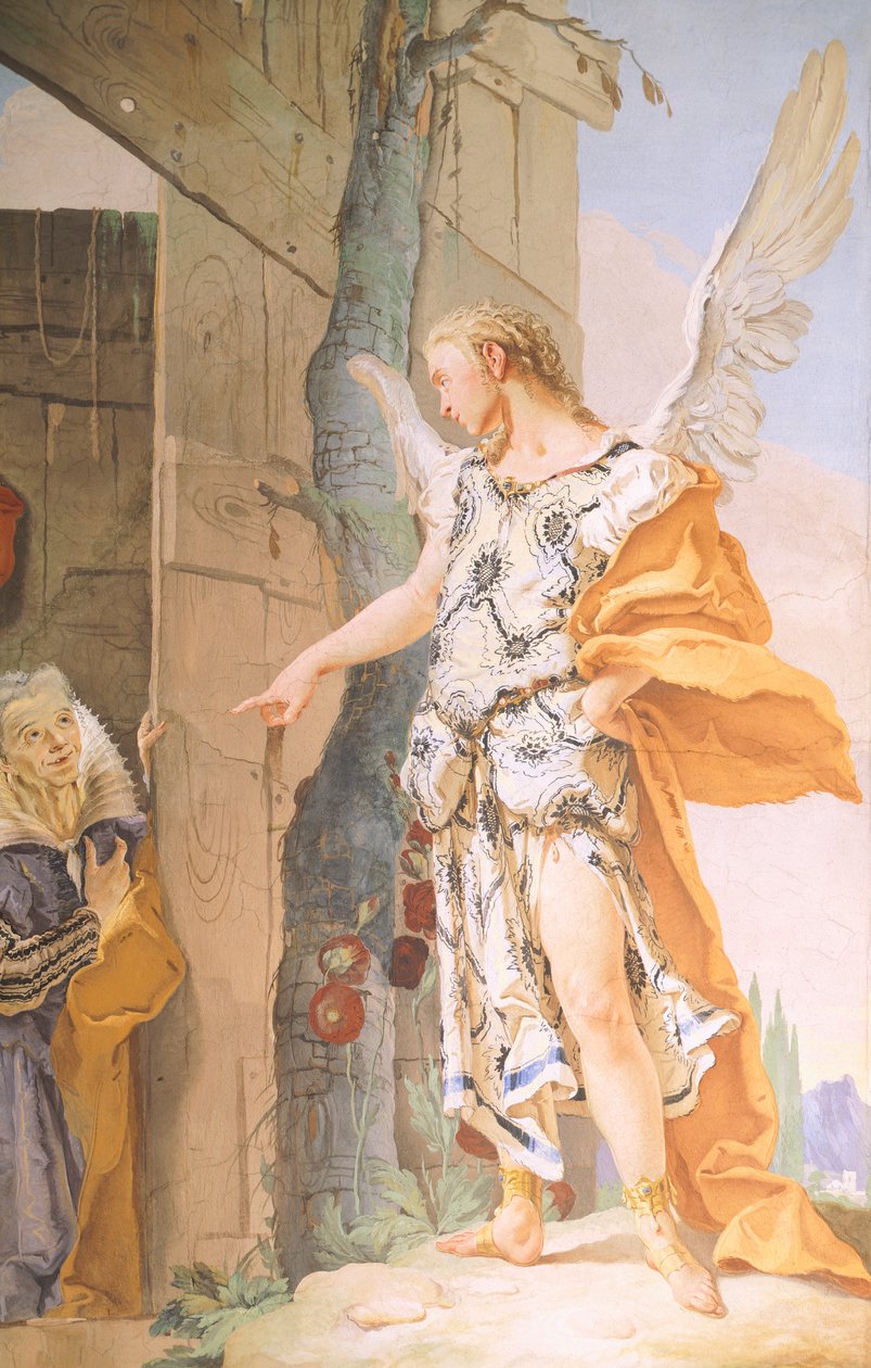 Sarah e o Anjo de Giovanni Battista (1696 1770) Tiepolo