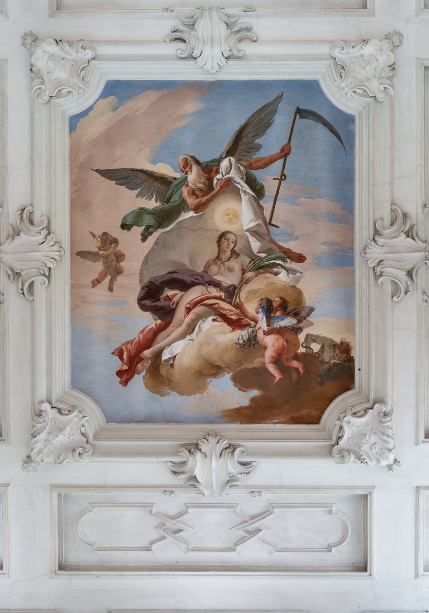 O tempo descobre a verdade de Giovanni Battista Tiepolo