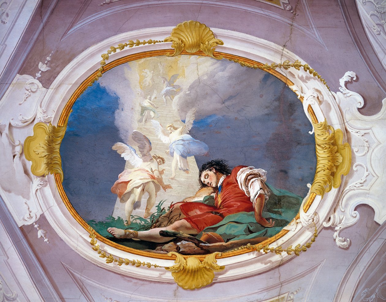 Alegoria de Giambattista Tiepolo (1696-1770), afresco, Palácio do Arcebispo, Udine de Giovanni Battista Tiepolo