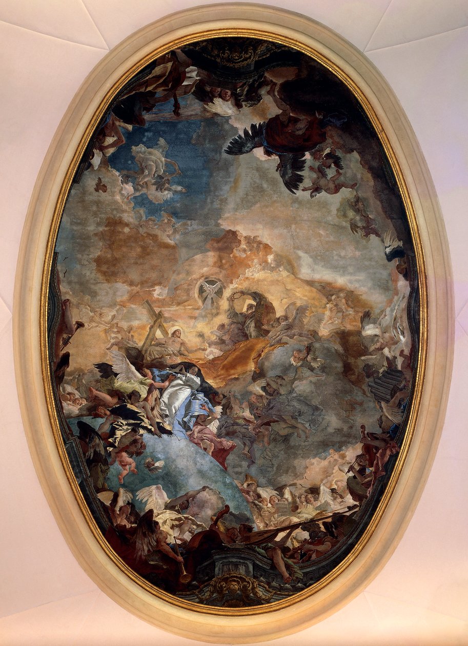 O triunfo da fé (fresco) de Giovanni Battista Tiepolo