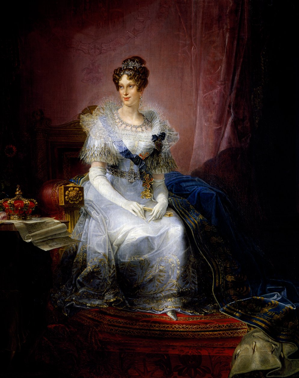 Retrato de Marie Louise, Duquesa de Parma (Viena de Giovanni Battista Borghesi