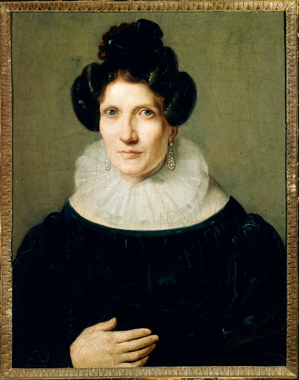 Retrato de Marie Louise de Habsbourg Lorraine, Imperatriz dos franceses (1791-1847) aos 50 anos de idade (1791-1847) de Giovanni Battista Borghesi