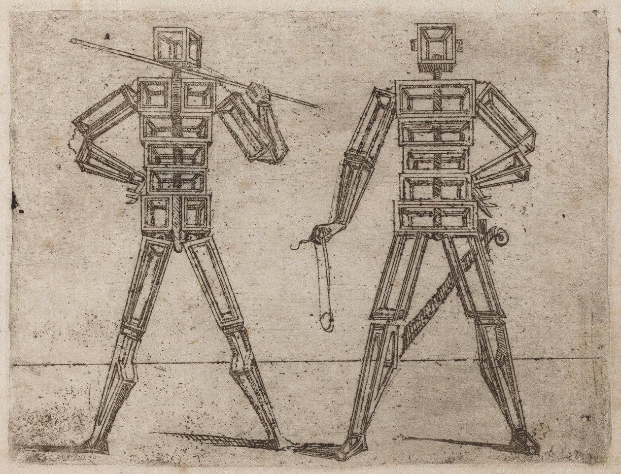 De "Bizzarie di várias figuras" de Giovanni Battista Bracelli