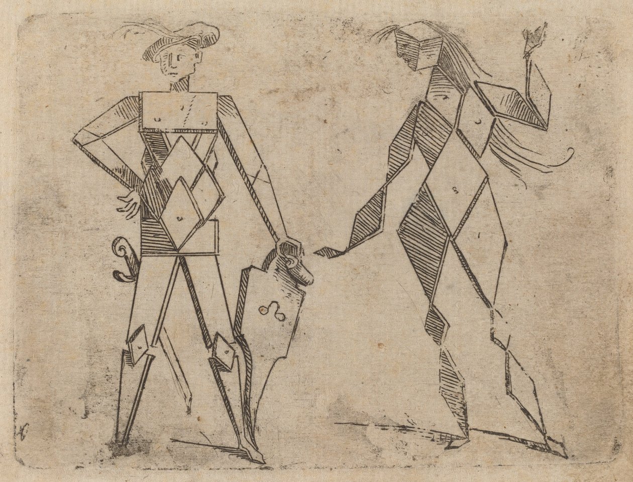 De "Bizzarie di várias figuras" de Giovanni Battista Bracelli