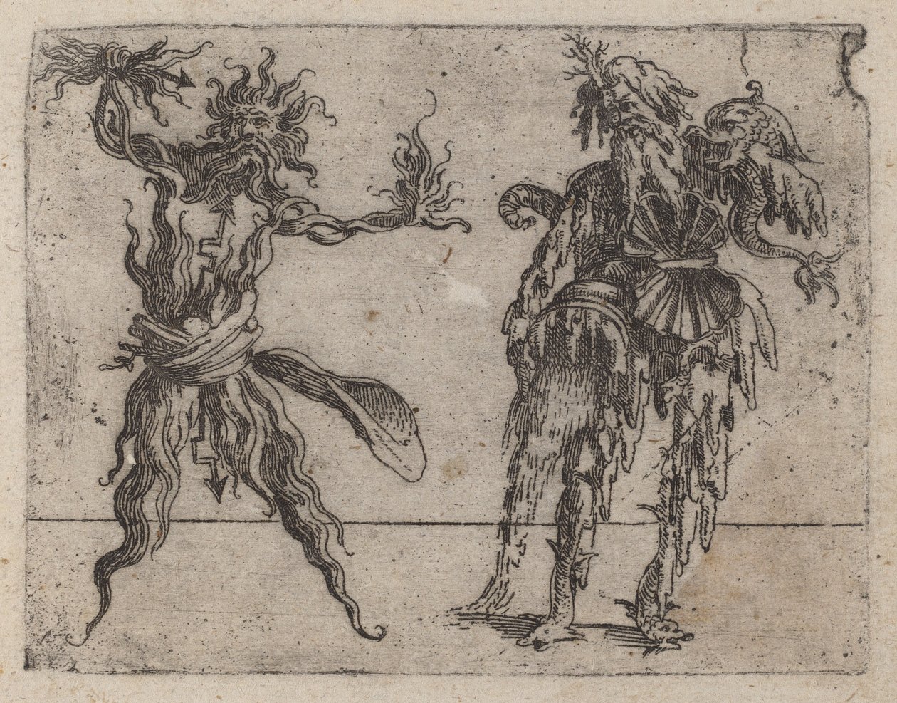 De "Bizzarie di várias figuras" de Giovanni Battista Bracelli