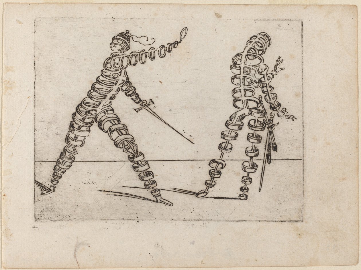 De "Bizzarie di várias figuras" de Giovanni Battista Bracelli
