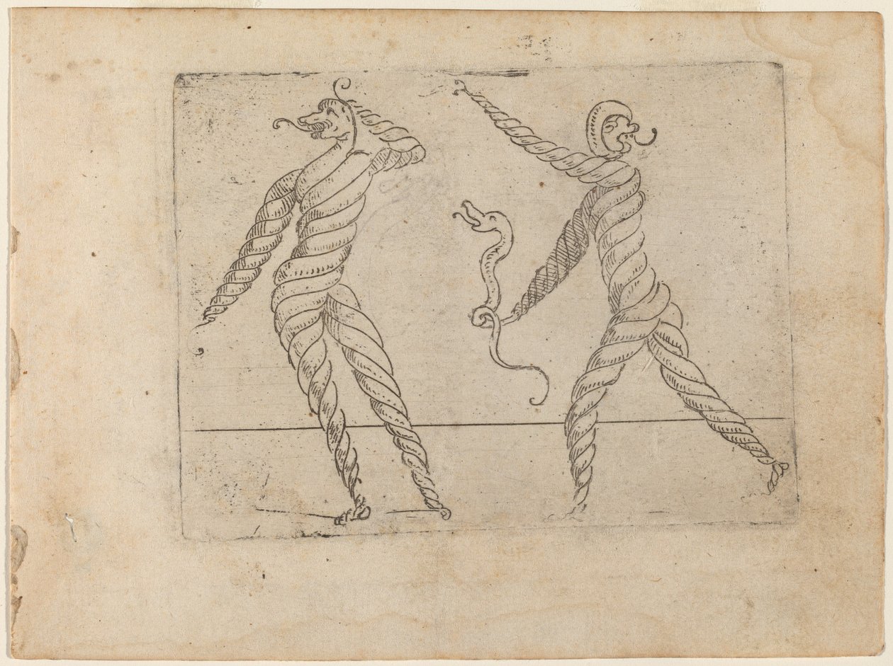 De "Bizzarie di várias figuras" de Giovanni Battista Bracelli